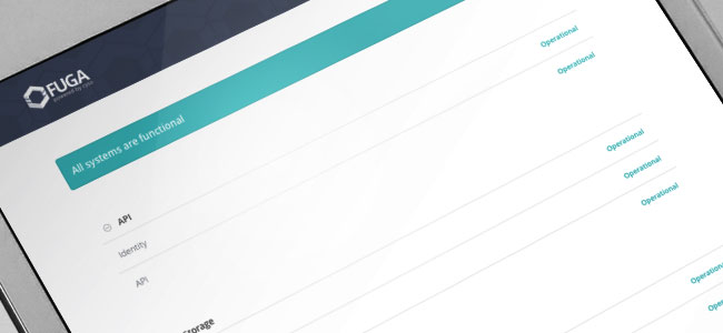 Fuga platform status page is live Fuga platform status page is live