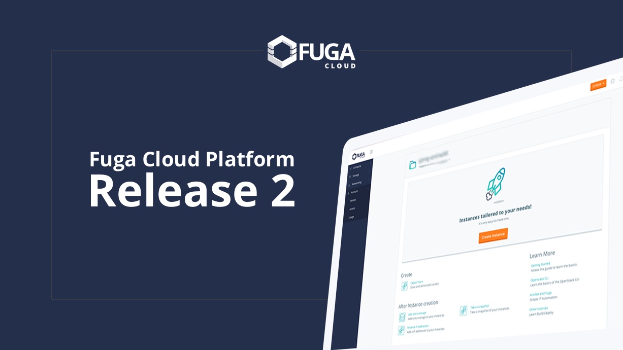 Release 2, het nieuwe cloud platform van Fuga