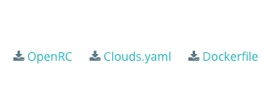 Fuga Cloud Dashboard - API Credentials